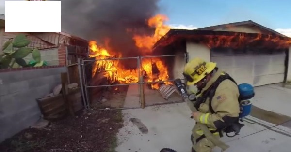 【カッコいい！】リアル火災現場の消防士目線映像が激アツだぜ！